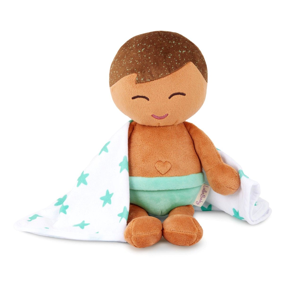 LullaBaby Badedukke, Dreng - Brunt hår