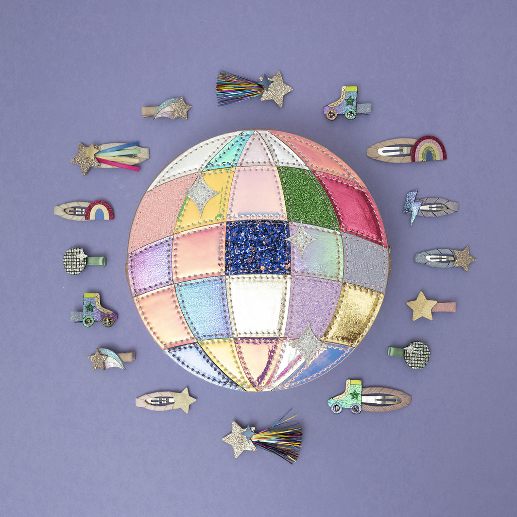 Mimi & Lula - 8 hårklämmor - mini Disco Diva Dancing Queen