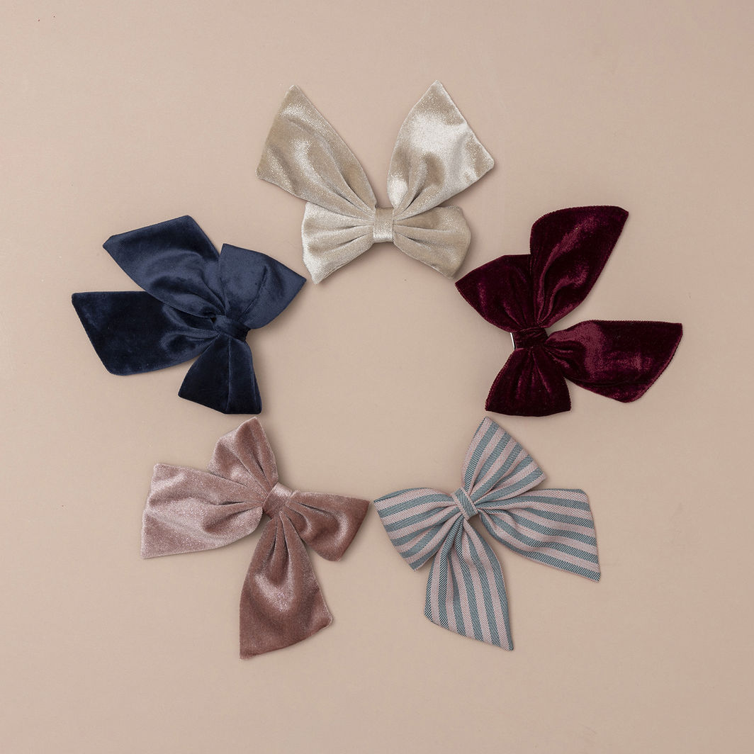 Mimi & Lula Hårpynt, 2 hårsløjfer – Red Tartan Agnes Pony Pals