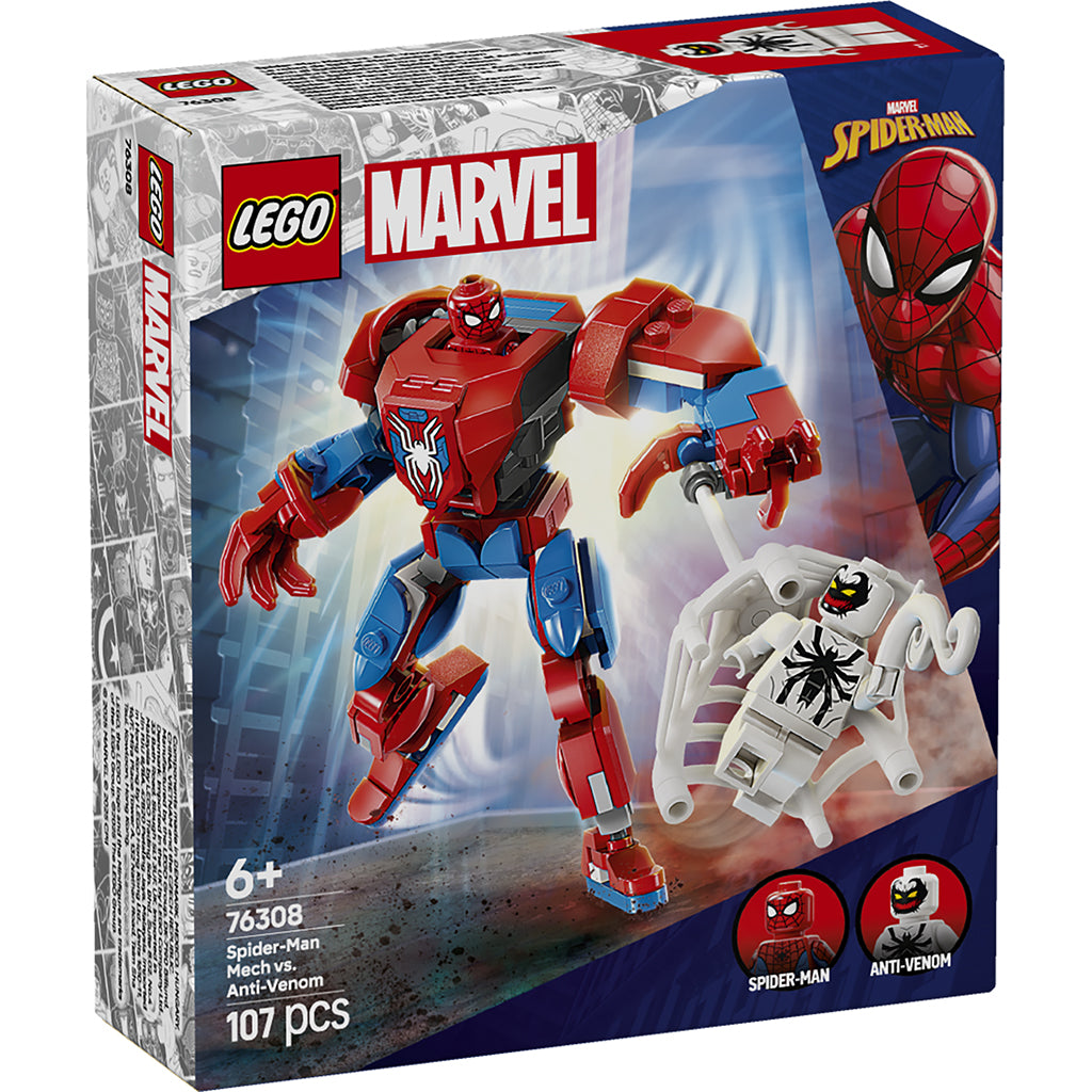 LEGO® Super Heroes Marvel, Spider-Man Mech mot Anti-Venom