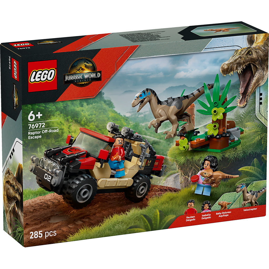 LEGO® Jurassic World™, Terrängflykt från raptor