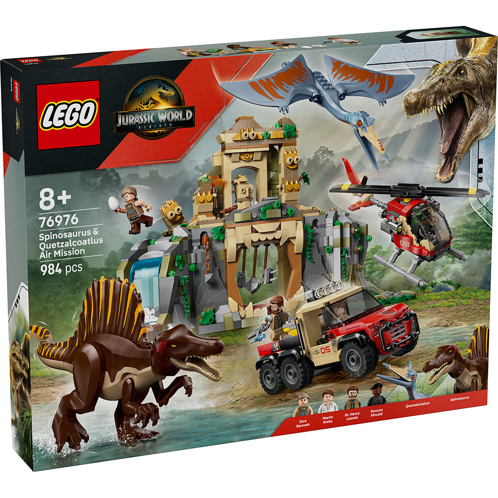 LEGO® Jurassic World™, Flyguppdrag: Spinosaurus och quetzalcoatlus