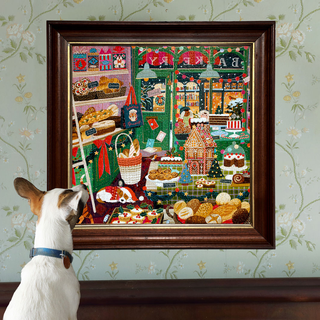 eeBoo Pussel 1000 bitar, Holiday Bakery