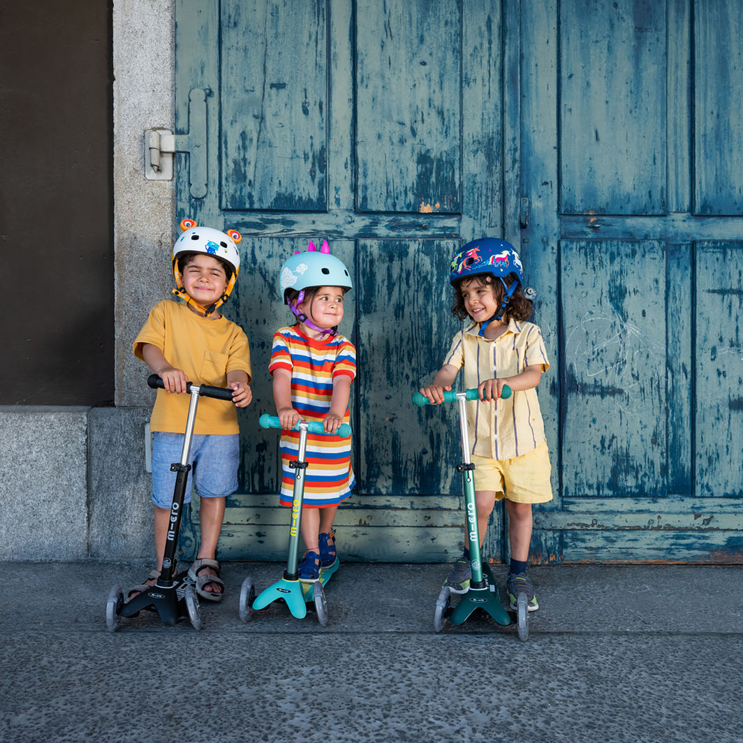 Micro Hjälm, 3D Drage - Str. S (2-5 år)