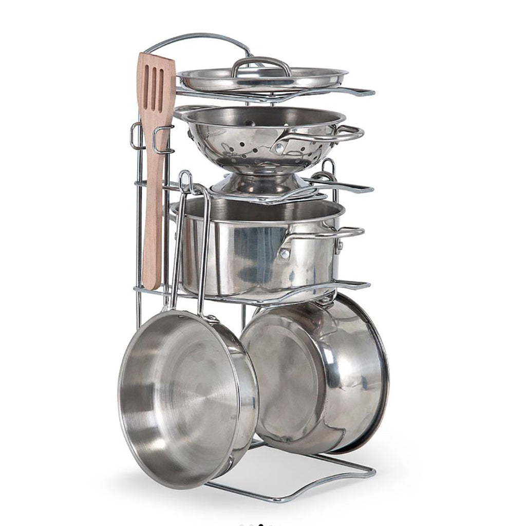 Melissa & Doug gryder og pandesæt, 8 dele