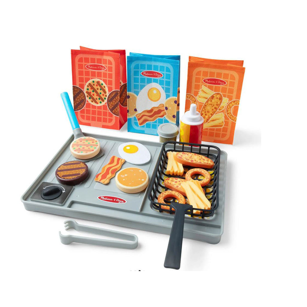 Melissa & Doug Water Wow leksaksmat med vattenaktiverade färgskift, Grill