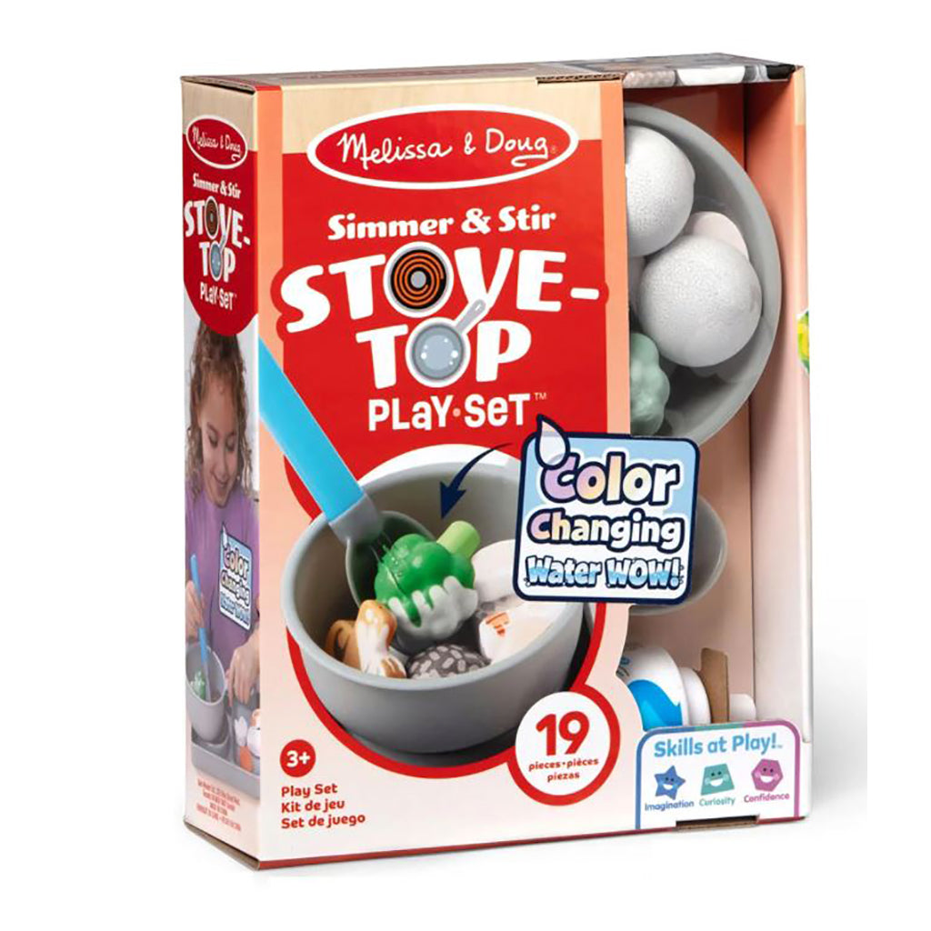 Melissa & Doug Water Wow legemad m. vandaktiverede farveskift, Kogeplade m gryde