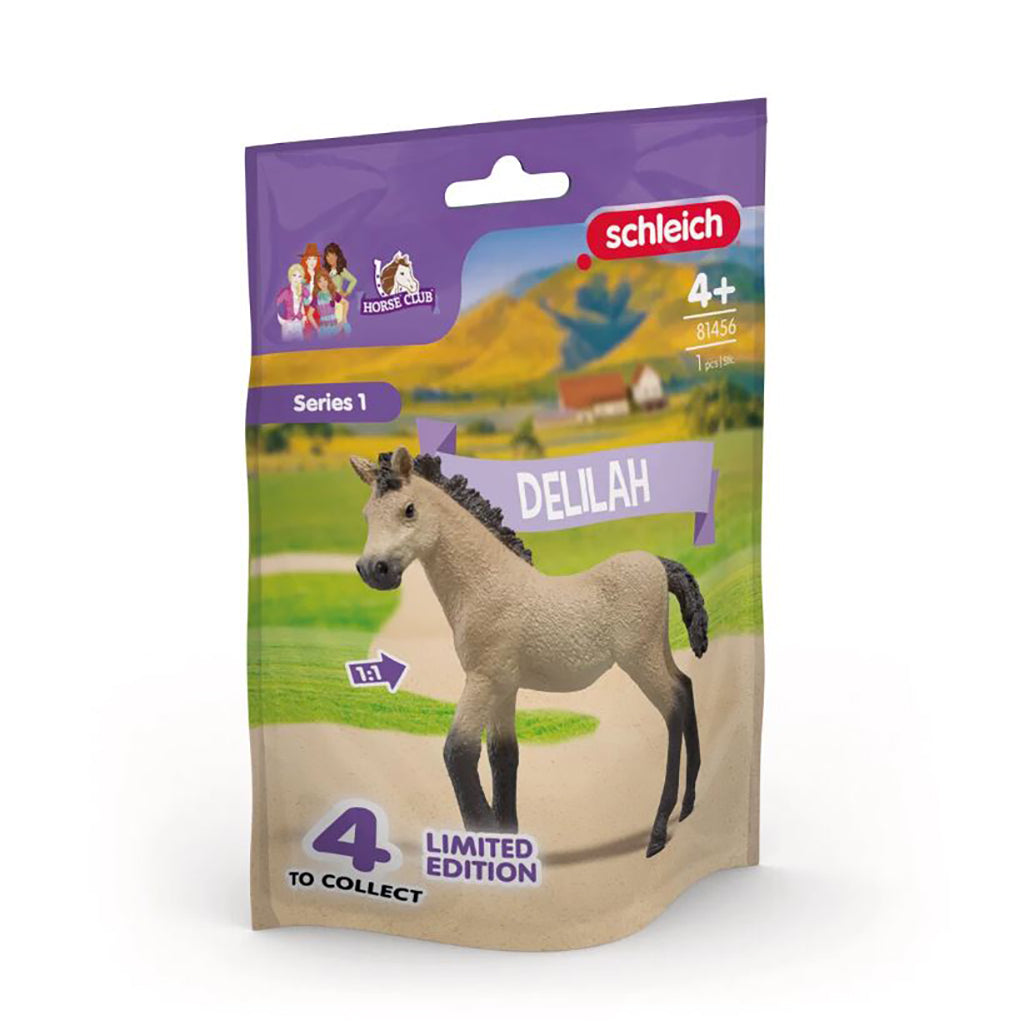 Schleich samlarfigur i påse, fölet Delilah