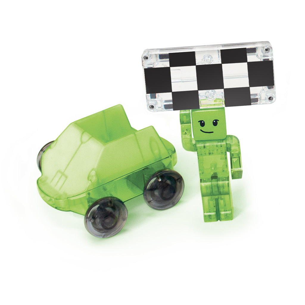 Magna-Tiles Downhill Duo, Magnetiskt byggset med 40 delar