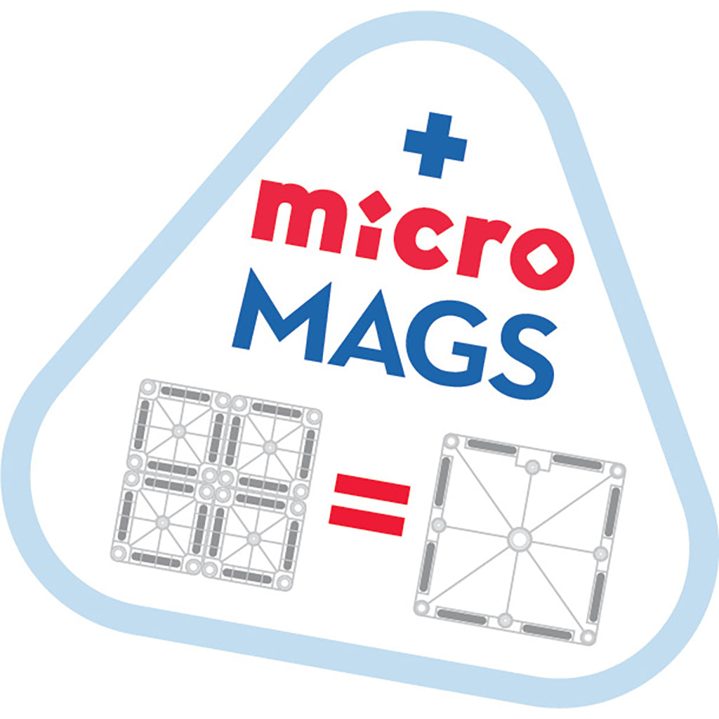 Magna-Tiles Magnetisk byggesæt, Rail Racer - delar