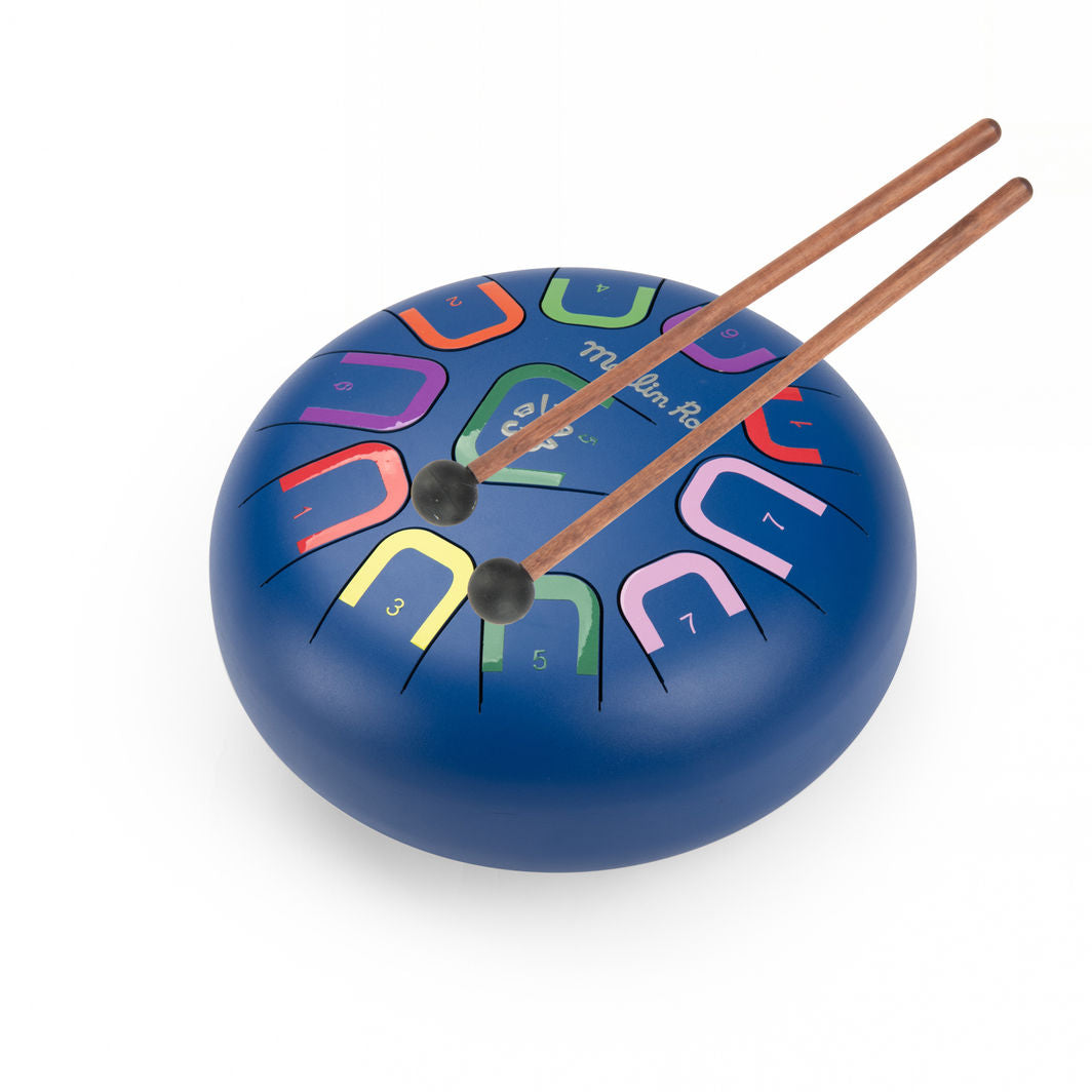 Moulin Roty Musikinstrument, Stor Tungtromma - Puce & Pilou