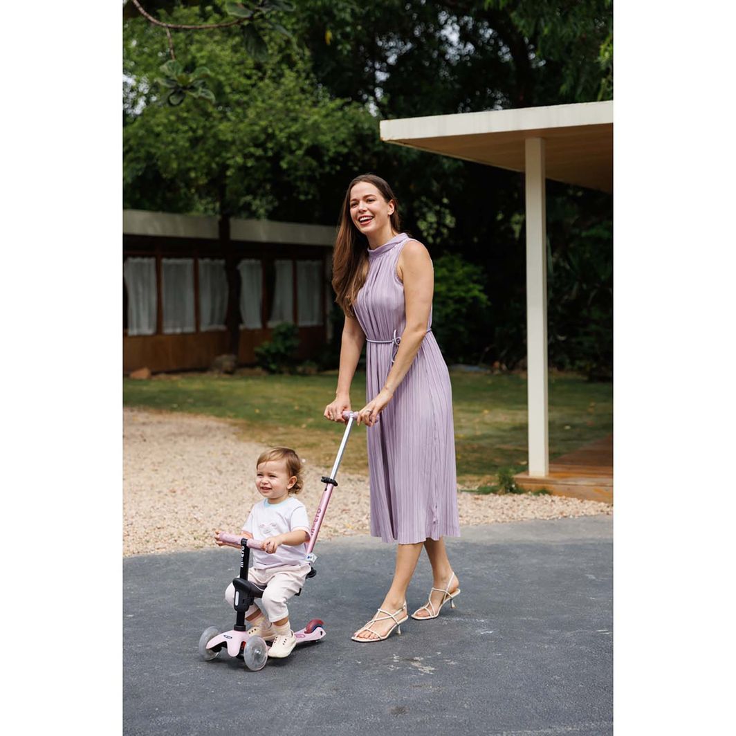 Micro sparkcykel, Mini Deluxe LED, Rock & Go – Dusty Rose