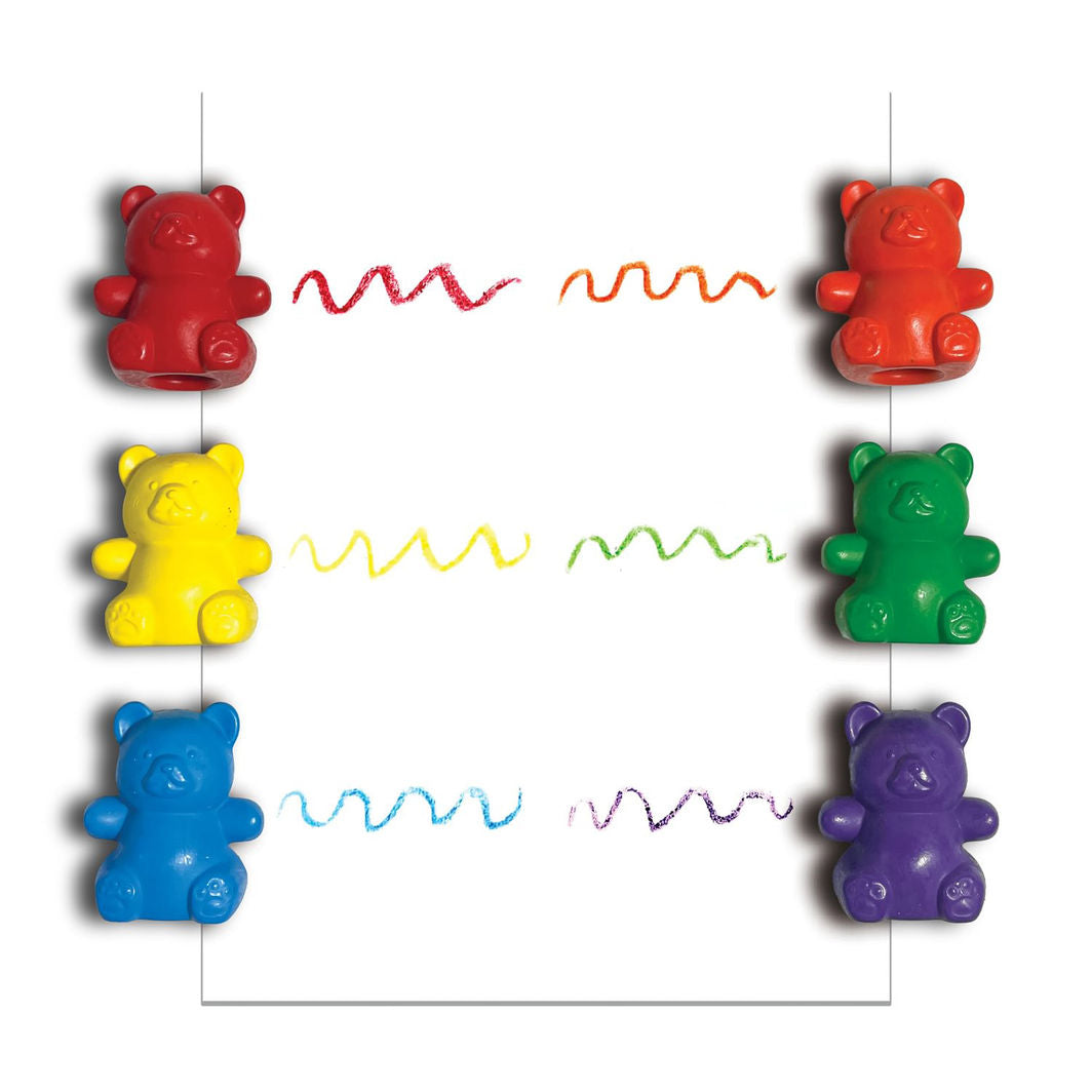 Ooly Farvekridt 6 stk, Cuddly Cubs Bear