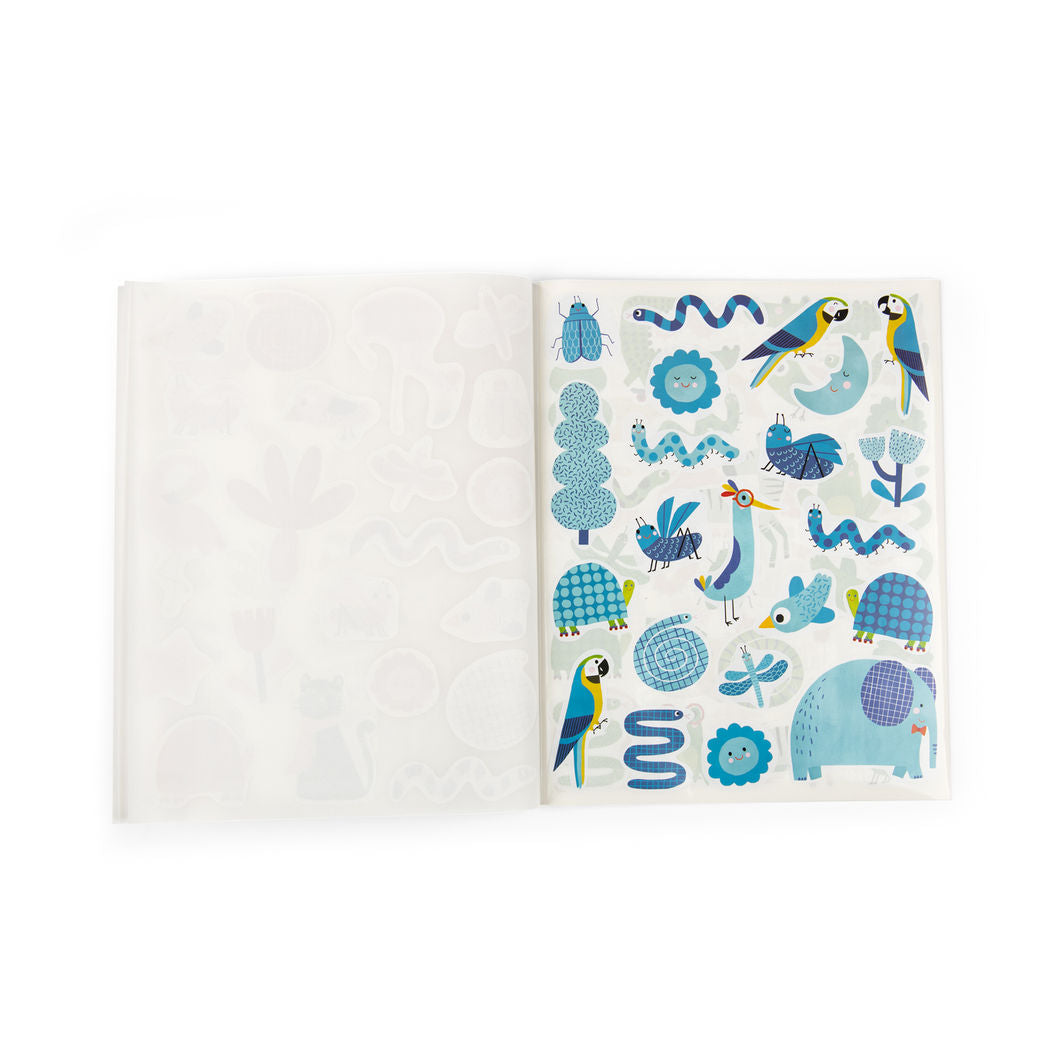 Moulin Roty - Klistermärkesbok 300 st - Les Toupitis