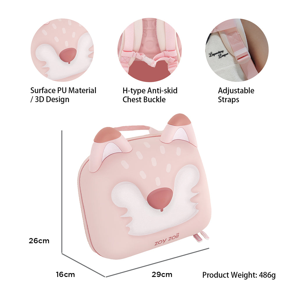 Zoy Zoii ryggsäck, Pink fox