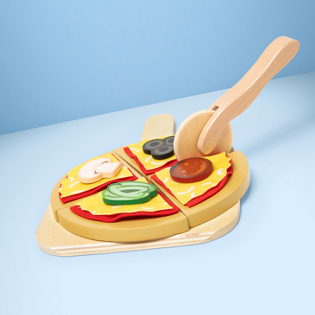 Melissa & Doug Leksaksmat, Pizza-baka själv - 41 delar
