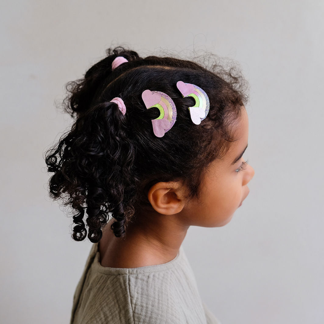Mimi & Lula 2 hårspännen, Rainbow My Little Unicorn