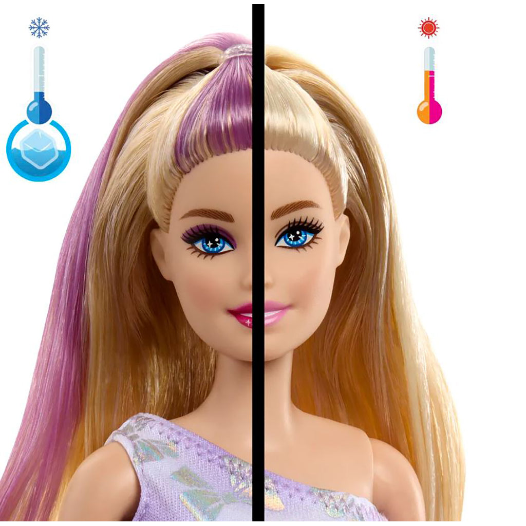 Barbie Party Unboxed docka med blont hår och 10 överraskningar