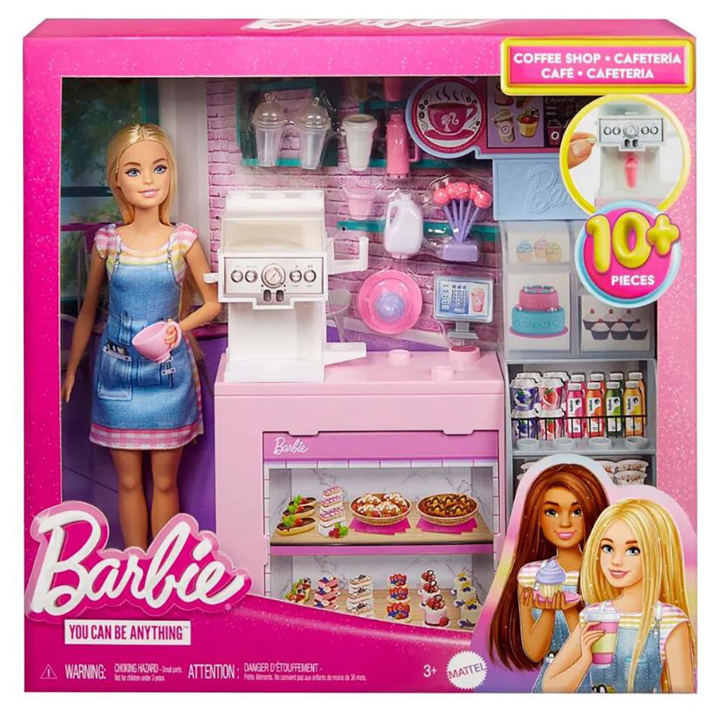 Barbie Career Coffee Shop, Barbie-docka med kaffebar