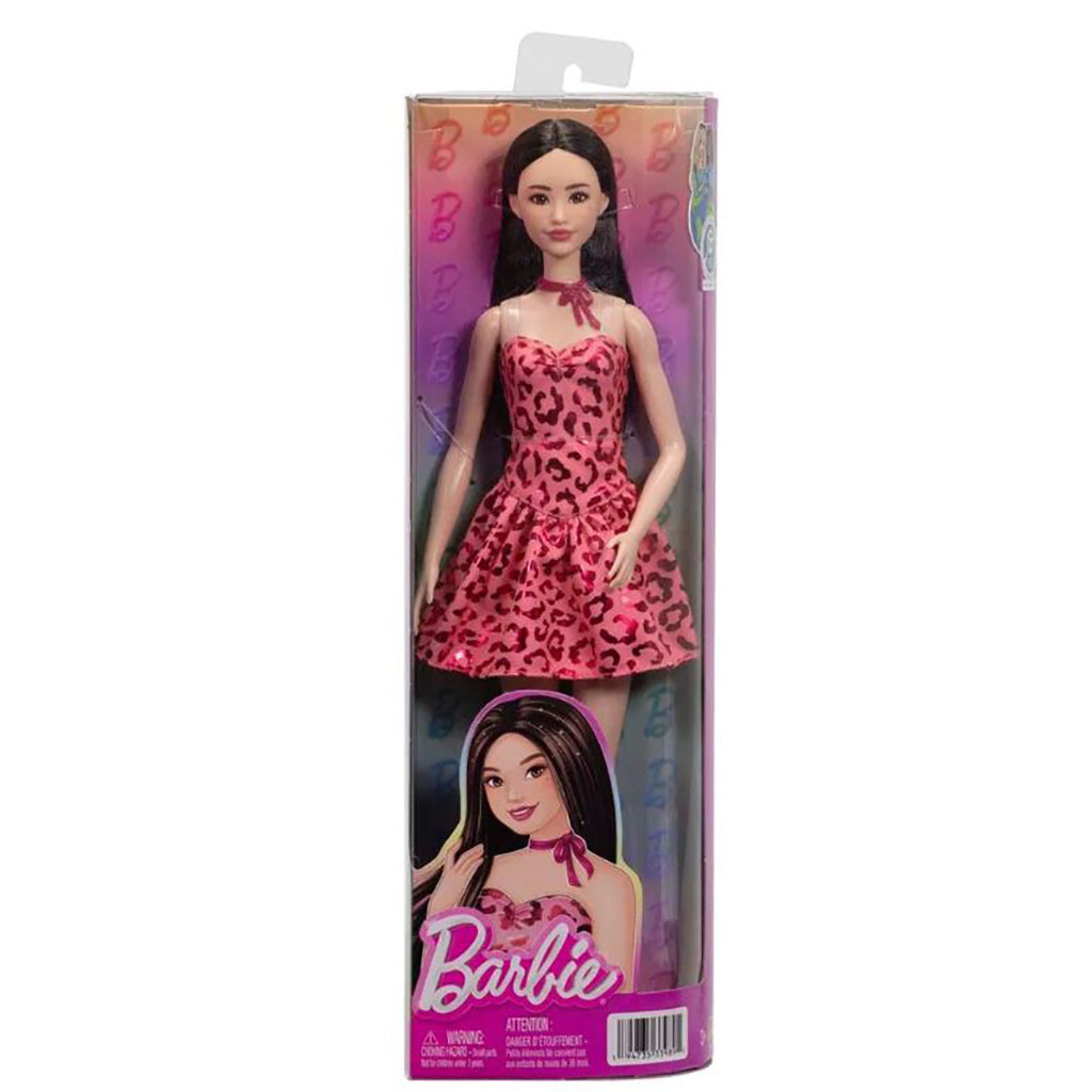 Barbie Fashionista docka, Pink Leopard Brunette