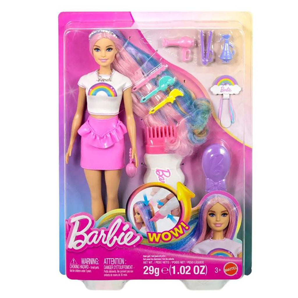Barbie Rainbow Sparkle Hair docka
