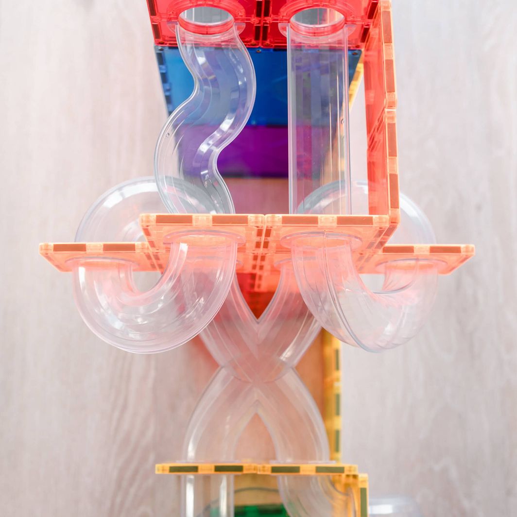 CONNETIX Connetix Ball Run Expansion Pack - utökningspaket 66 delar - rainbow