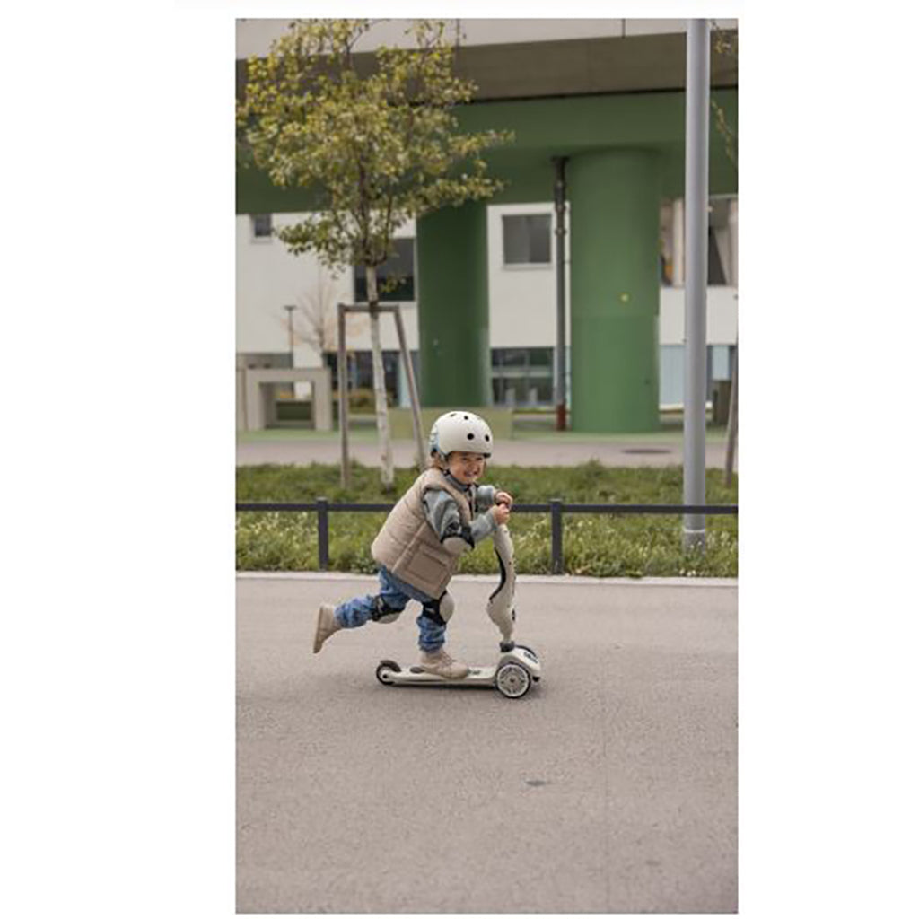 Scoot & Ride Skyddsutrustning för sparkcykel, Ash - Str. XXS-S