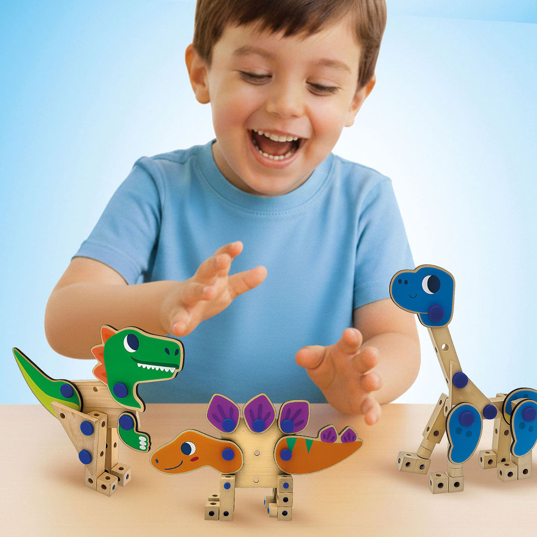SES Creative Brix Junior, byggleksaker – Dinosaurier