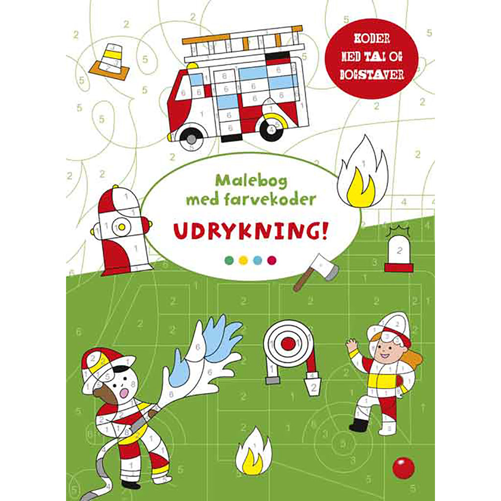 Bolden målarbok, Målarbok med färgkoder: Utryckning!