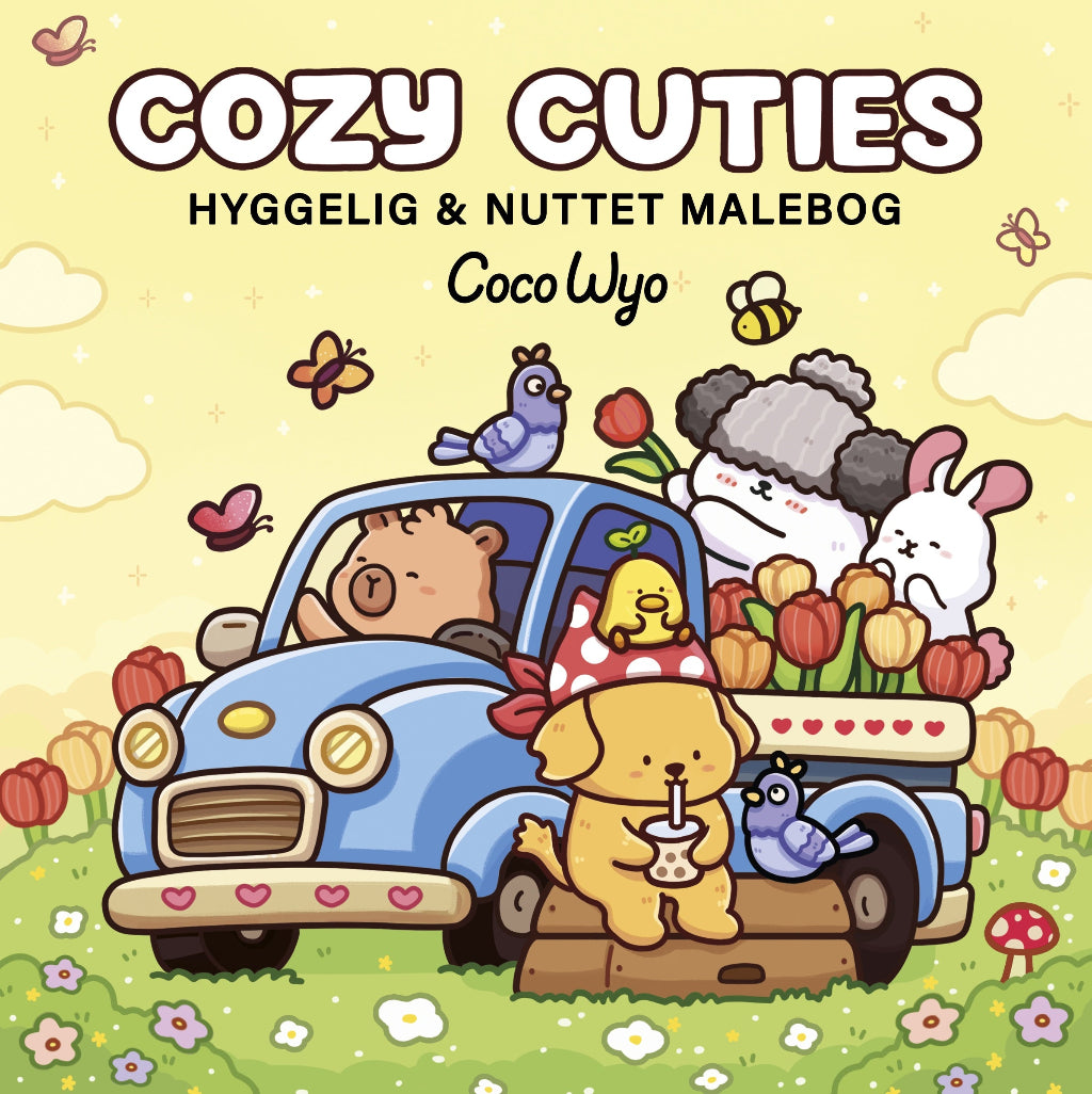 Cozy Cuties, Cozy coloring - målarbok