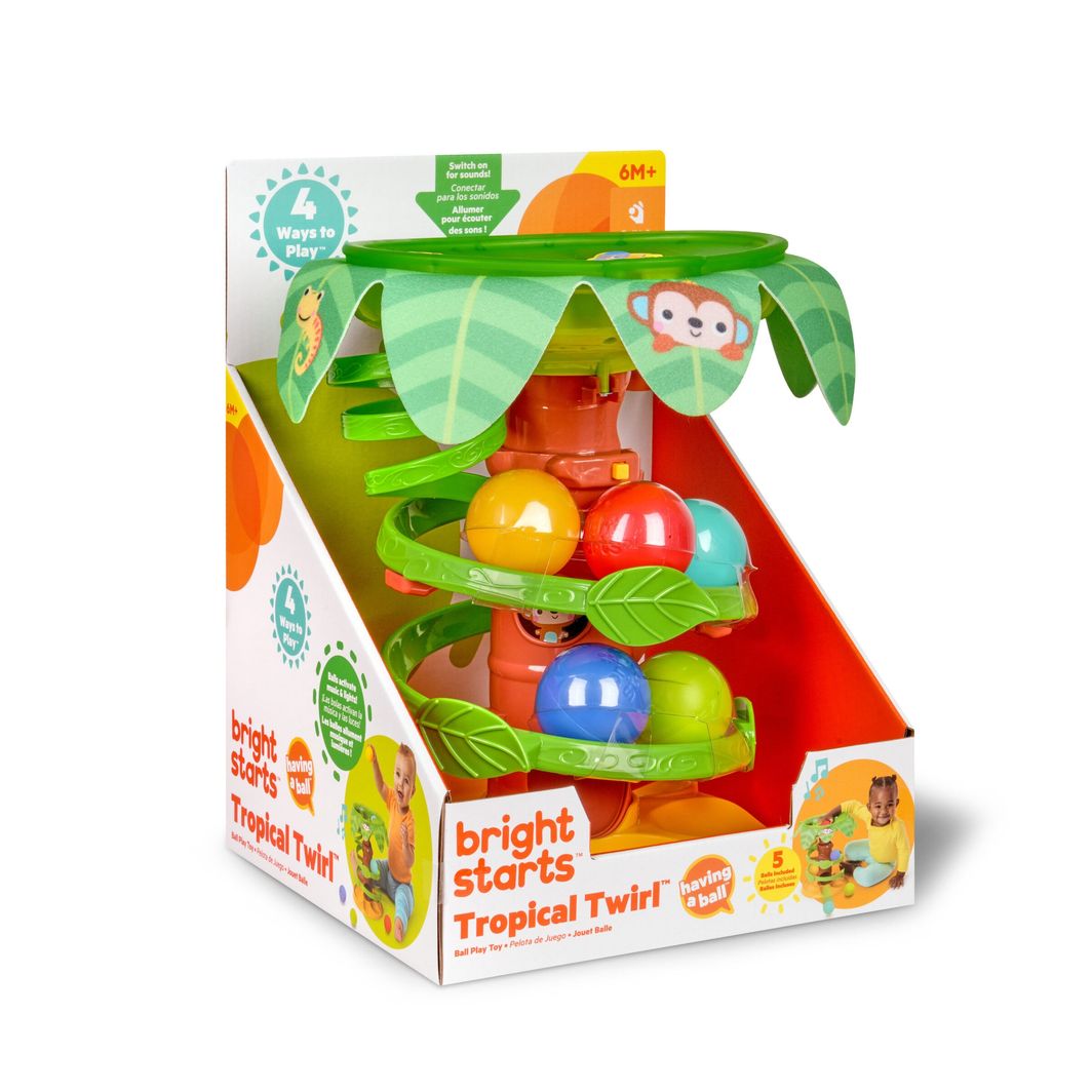 Bright Starts Babyleksaker, Tropical Twirl™ kulbana leksak