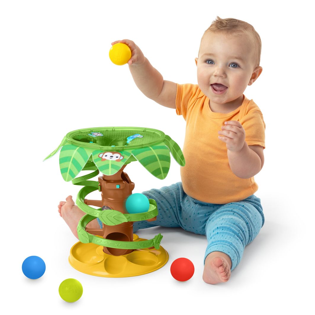Bright Starts Babyleksaker, Tropical Twirl™ kulbana leksak