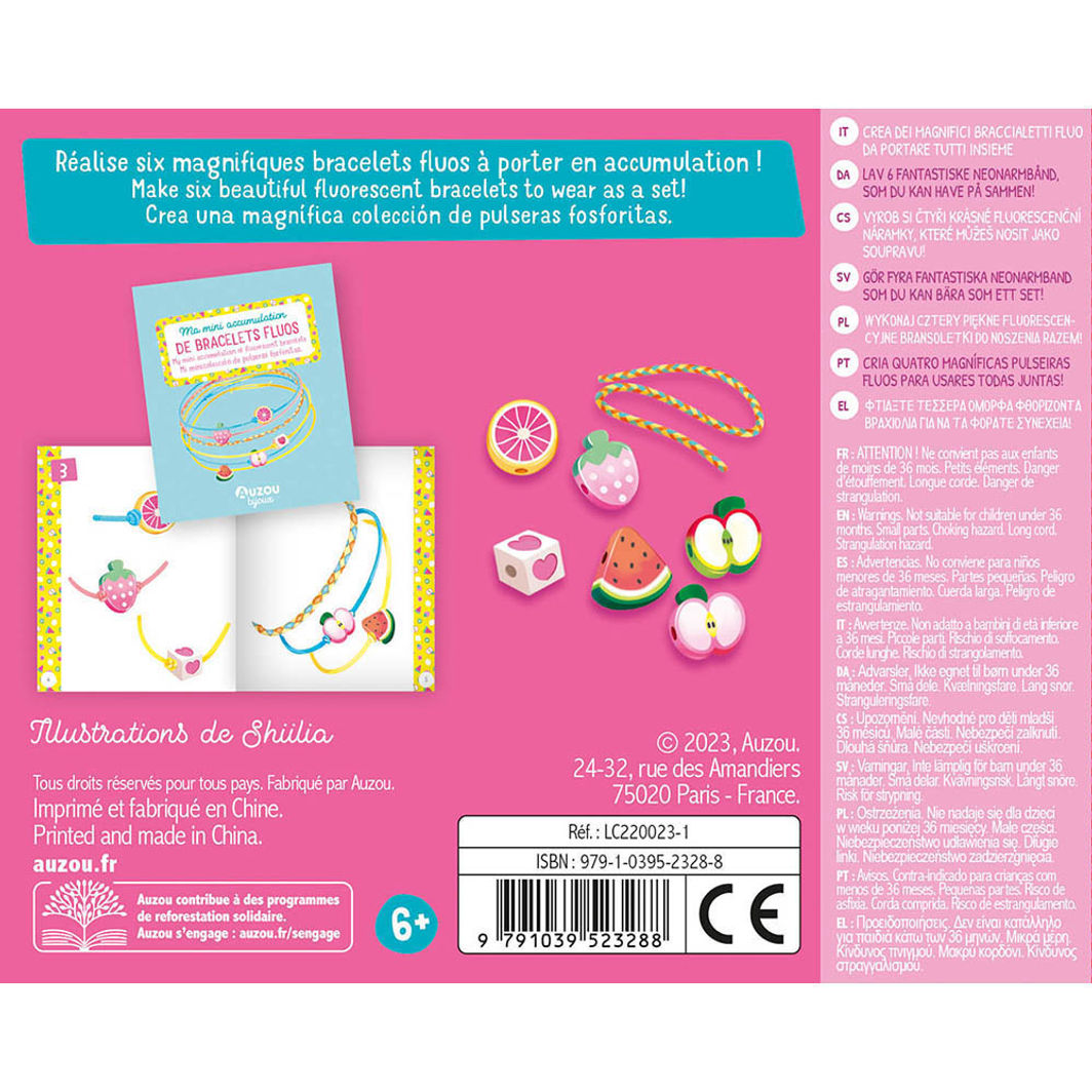 Auzou DIY-armband, Jewellery Factory - Självlysande armband