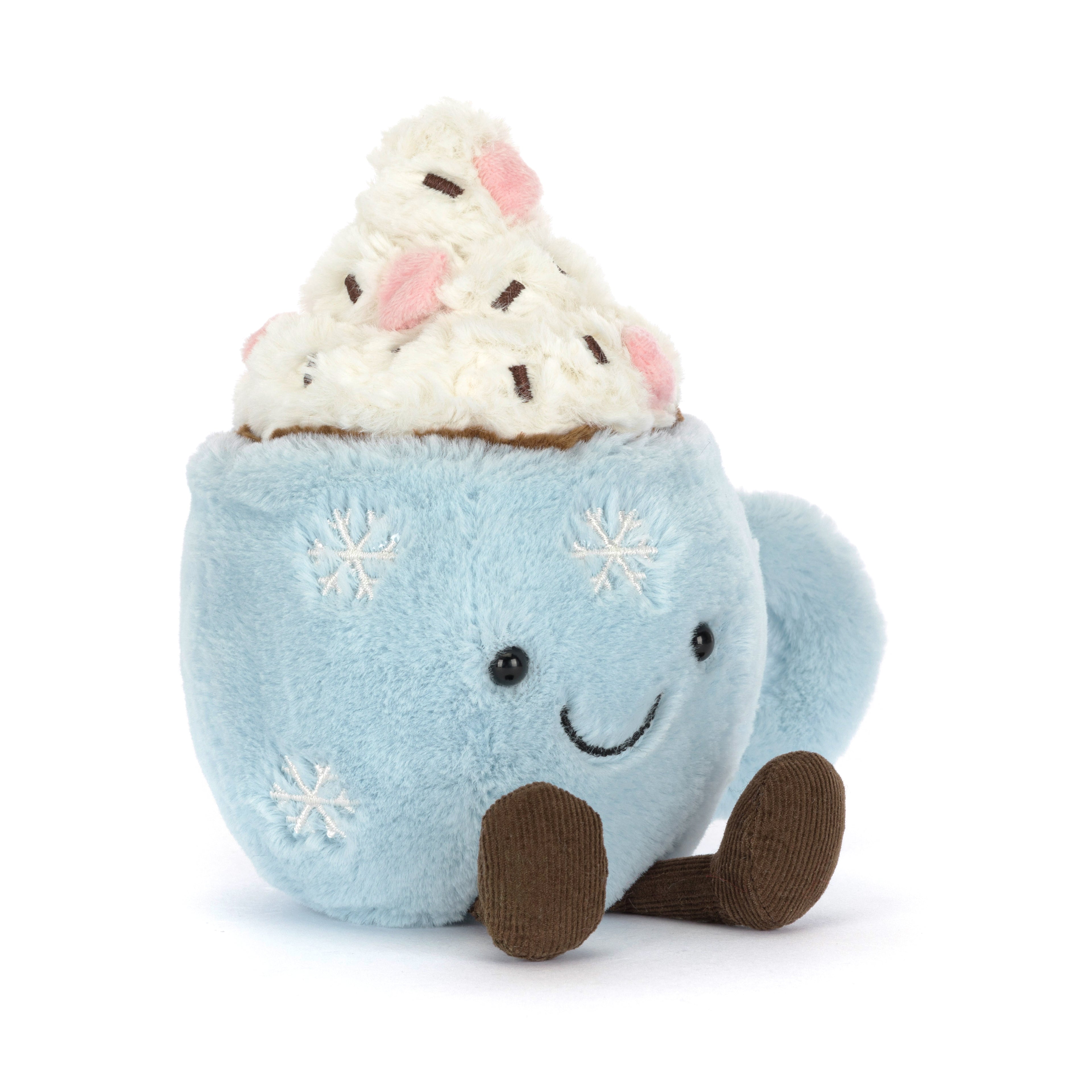 Jellycat Amuseable gosedjur, Varm choklad med Marshmallows - 16 cm