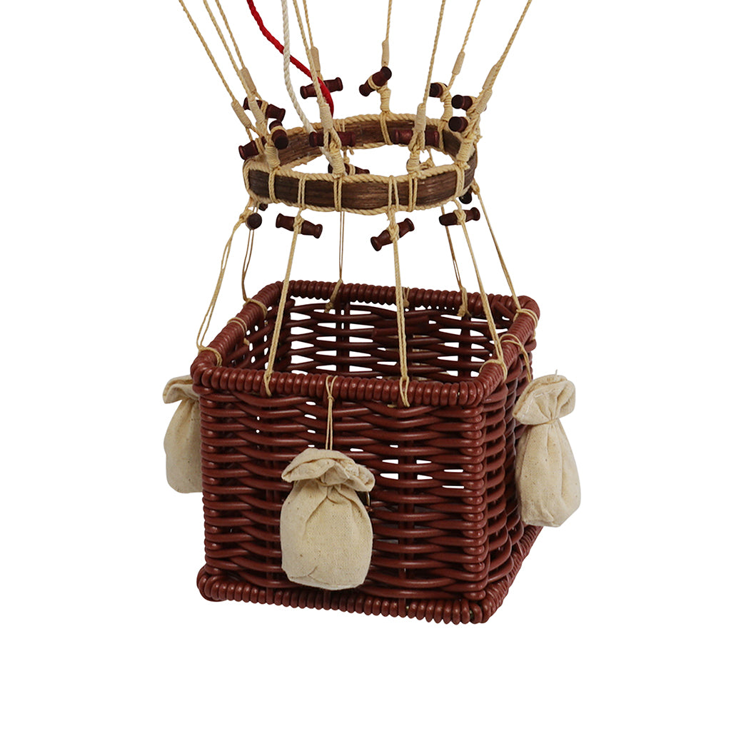 Luftballong, sammetsröd – H: 56 x D: 32 cm