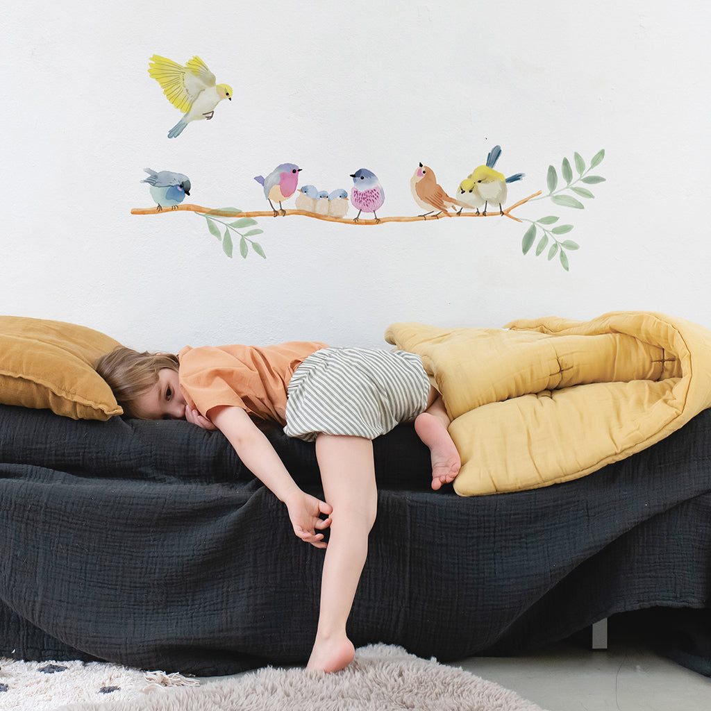 Mimi Lou väggdekor frise, Fågelsång