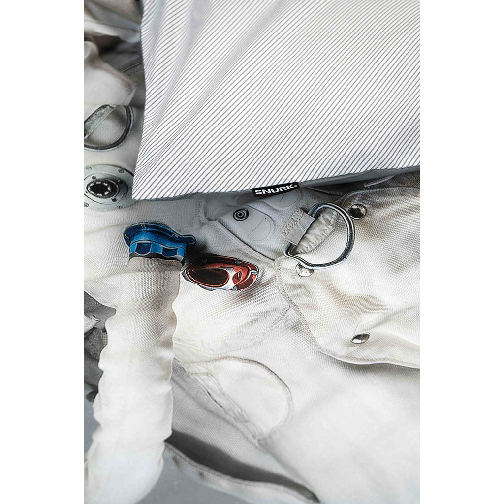 Snurk vuxenpåslakan, ekologiskt - Astronaut grey space