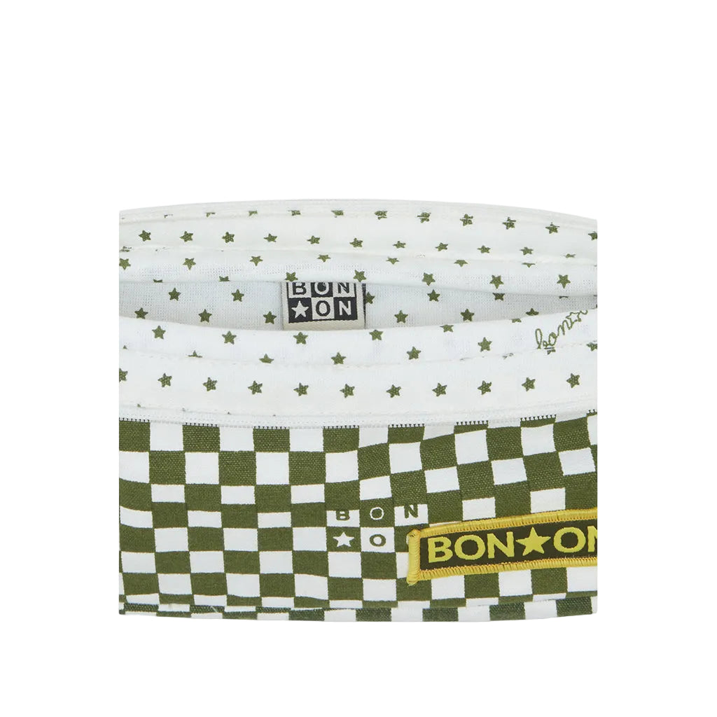 Bonton pennfodral, Damier khaki