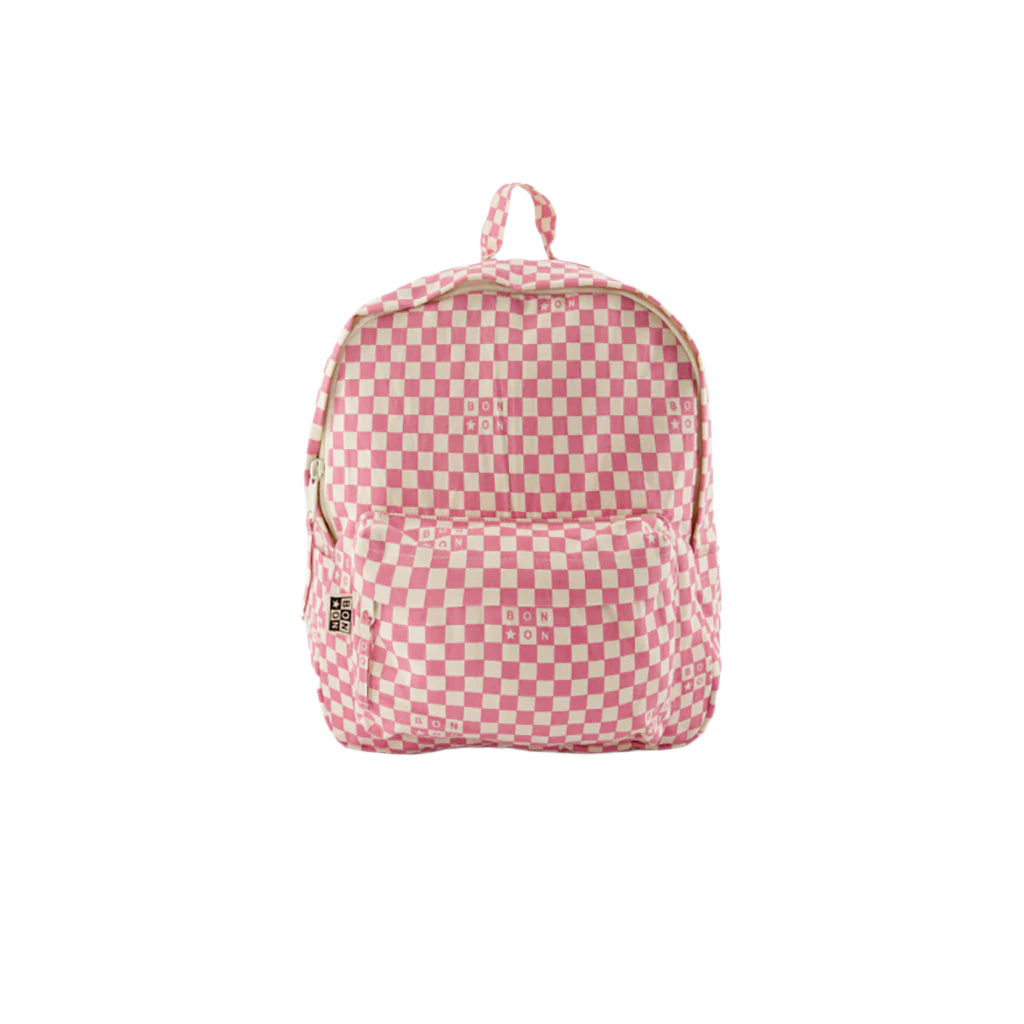 Bonton ryggsäck, Damier - Rose Clair