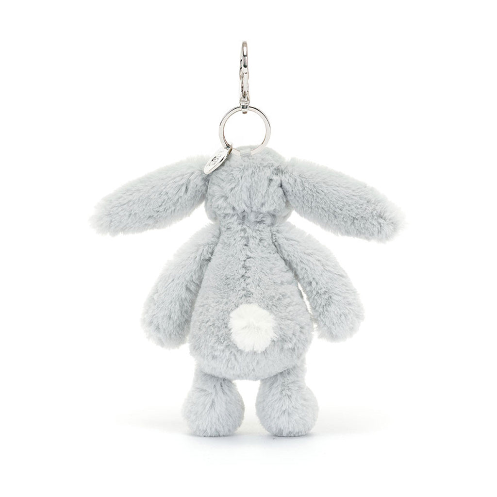 Jellycat nyckelring, Bashful-väsksmycke - Silver