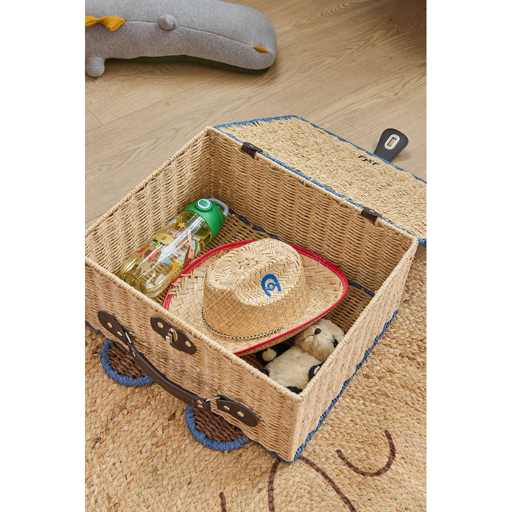 Rice Björnkoffert för förvaring - Rosa