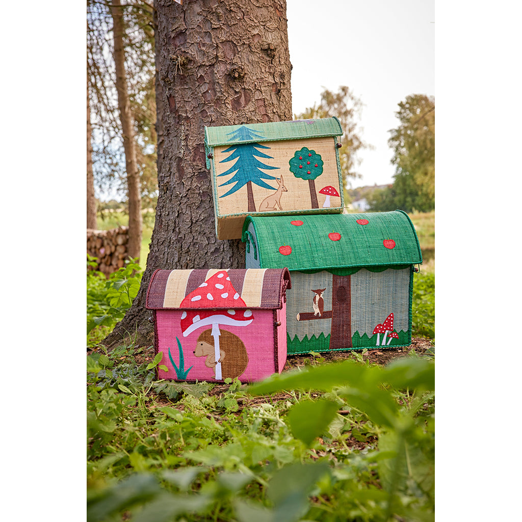 Rice korghem för förvaring, Happy forest