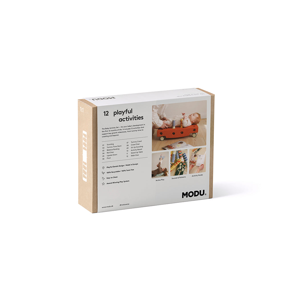 Modu Baby Motorikset, Burnt orange/ dusty green