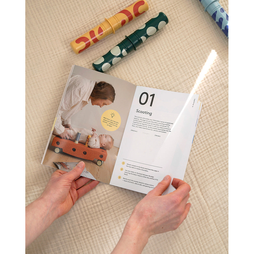 Modu Baby Motoriksæt, Sand grey/Honey yellow