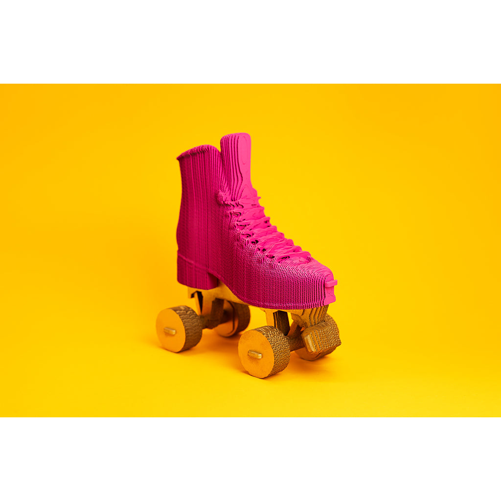 Cartonic 3D pussel, Bygg-själv konstverk i kartong – Rullskridsko