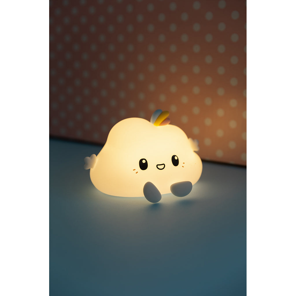 Little L. LED-nattlampa med fjärrkontroll och flera ljusinställningar - Noa Sky