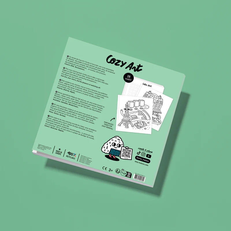 Omy målarbok, nr. 2 – Cozy Art – Paris