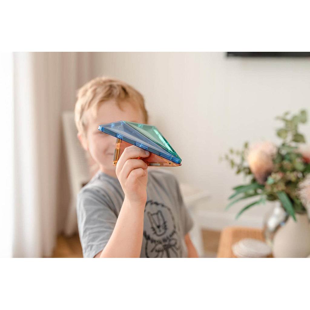 Connetix magnetiskt byggset, Starter pack, 60 delar - Pastell