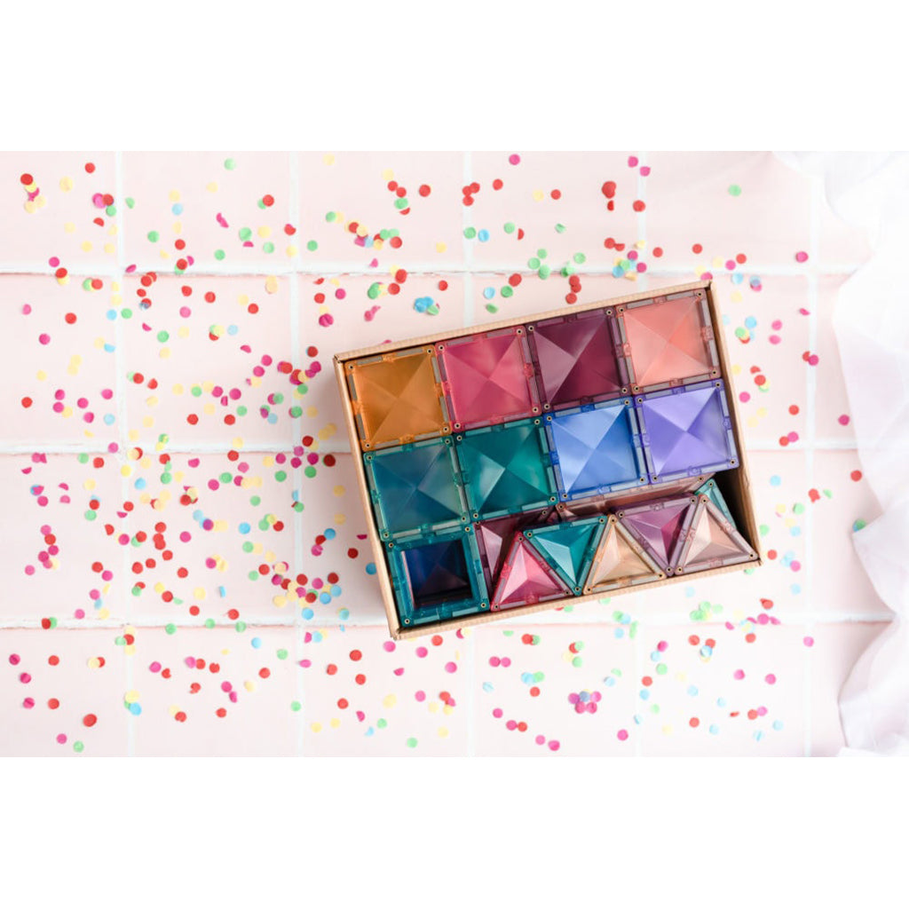 Connetix magnetiskt byggset 120 delar - pastell