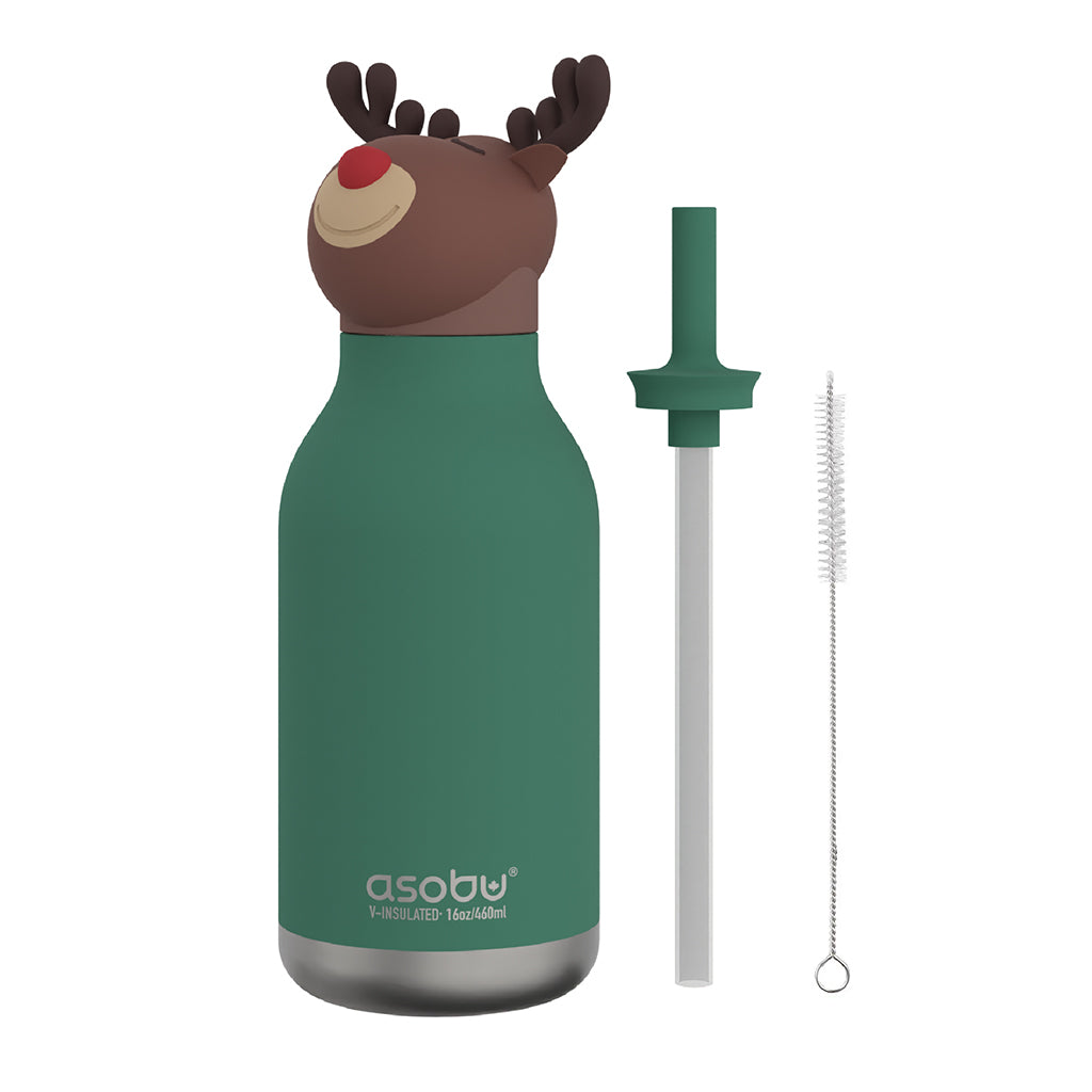 Asobu Bestie Animal termo drikkedunk, 460 ml – Rensdyr